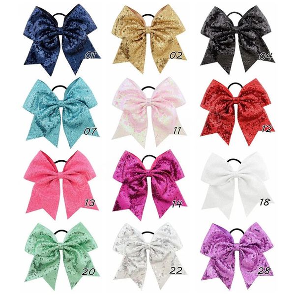 8" bling glitter sequins pigtail bows for kids large sparkly cheerleading bowknot ponytail holder girls elastic hair ties, Slivery;white
8" bling glitter sequins pigtail bows for kids large sparkly cheerleading bowknot ponytail holder girls elastic hair ties, Slivery;white