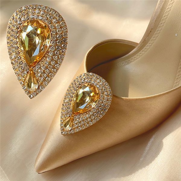 shoe parts accessories 2 detachable shoe clips water droplet shaped shoe buckles diamond metal shoe buckles suitable for women's weddin, White;pink
shoe parts accessories 2 detachable shoe clips water droplet shaped shoe buckles diamond metal shoe buckles suitable for women's weddin, White;pink