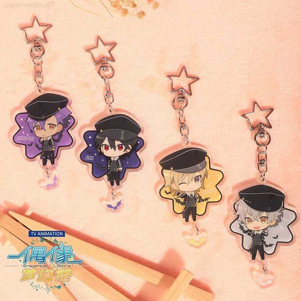 key rings anime keychain women genuine key chain for men ensemble stars key ring acrylic car keyring party sakuma rei pendant girls gift l23, Slivery;golden
key rings anime keychain women genuine key chain for men ensemble stars key ring acrylic car keyring party sakuma rei pendant girls gift l23, Slivery;golden