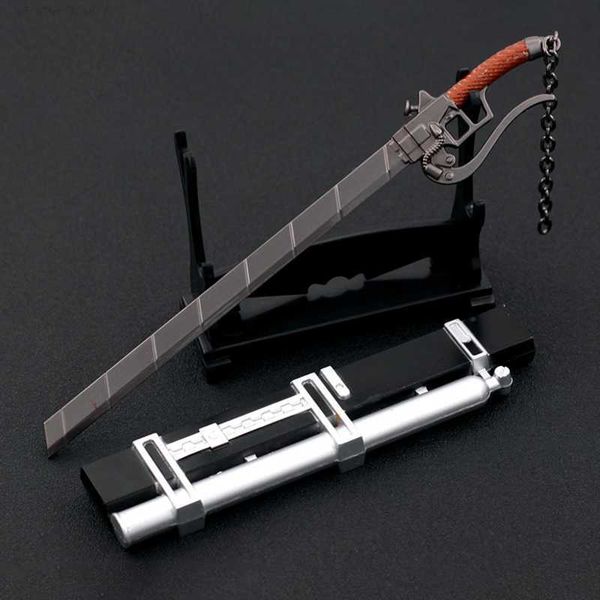 key rings attack on titan keychain eren knife weapon pendant trinkets key chain zinc alloy toys accessories jewelry gift l230719, Slivery;golden
key rings attack on titan keychain eren knife weapon pendant trinkets key chain zinc alloy toys accessories jewelry gift l230719, Slivery;golden