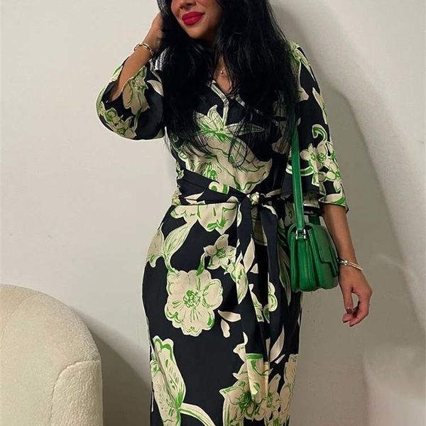basic casual dresses traf print long dres vintage v neck midi woman with belt fashion 2023 summer elegant women's party 230718, Black;gray
basic casual dresses traf print long dres vintage v neck midi woman with belt fashion 2023 summer elegant women's party 230718, Black;gray