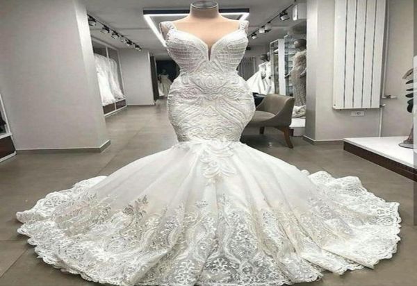 high end unique lace mermaid wedding dresses appliques arabic dubai beaded bridal gowns custom made robe de mariee 2022 vestido de2441615, White
high end unique lace mermaid wedding dresses appliques arabic dubai beaded bridal gowns custom made robe de mariee 2022 vestido de2441615, White