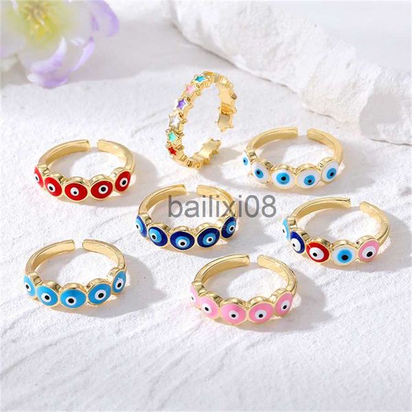 band rings classic lucky turkish blue evil eye rings for women men vintage colorful enamel demon eyes party finger ring aesthetic jewelry j2, Silver
band rings classic lucky turkish blue evil eye rings for women men vintage colorful enamel demon eyes party finger ring aesthetic jewelry j2, Silver
