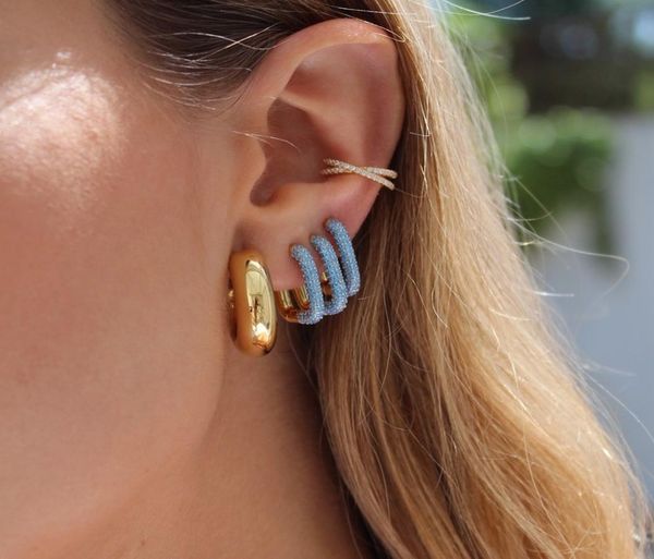 women fashion cz small hoop earrings elegant statement gold color rainbow huggie earring for girls wedding jewelry gif7319268, Golden;silver
women fashion cz small hoop earrings elegant statement gold color rainbow huggie earring for girls wedding jewelry gif7319268, Golden;silver