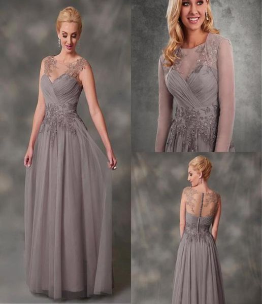 graceful chiffon silver mother of bride dresses illusion bodice lace full length beach wedding guest groom mom dress with detachab1383987, Black;red
graceful chiffon silver mother of bride dresses illusion bodice lace full length beach wedding guest groom mom dress with detachab1383987, Black;red