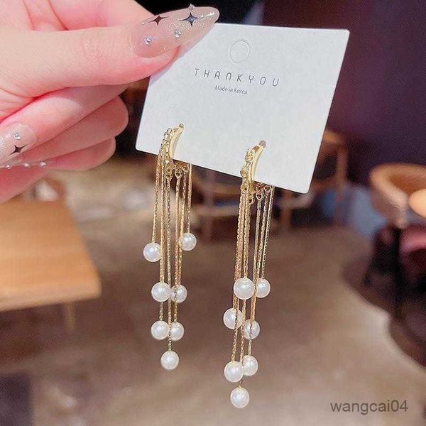 charm new trend elegant tassel long earrings for women luxury fashion dangle earring jewelry party jewelry accessories r230719, Golden
charm new trend elegant tassel long earrings for women luxury fashion dangle earring jewelry party jewelry accessories r230719, Golden