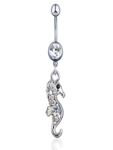 d0282 2 colors the seahorse style belly button navel rings with mix9035824, Silver
d0282 2 colors the seahorse style belly button navel rings with mix9035824, Silver