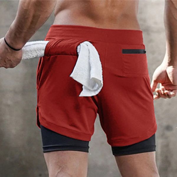 men's shorts men's running shorts summer sportswear double layer jogging shorts gym fitness beach bottom training shorts 230718, White;black
men's shorts men's running shorts summer sportswear double layer jogging shorts gym fitness beach bottom training shorts 230718, White;black