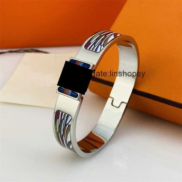aher mas designer luxury brand enamel bracelet silver 12mm brand enamel h bangle fashion classic designer bracelet for women high qualit jew, Black
aher mas designer luxury brand enamel bracelet silver 12mm brand enamel h bangle fashion classic designer bracelet for women high qualit jew, Black