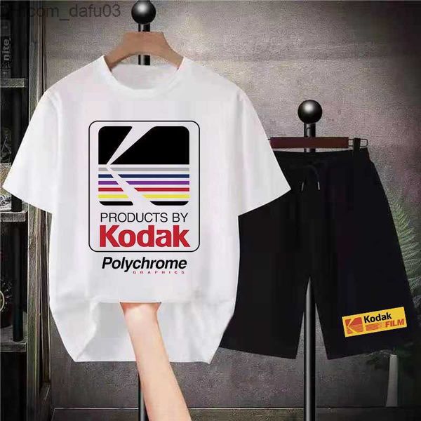 men's sleepwear new kodak tshirt set men's shirt shorts set 2piece tracksuit korean short sleeve delivery extra large set z230719, Black;brown
men's sleepwear new kodak tshirt set men's shirt shorts set 2piece tracksuit korean short sleeve delivery extra large set z230719, Black;brown