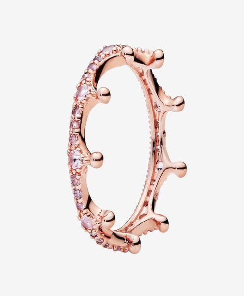 pink sparkling crown ring rose gold plated women rings with original box for sterling silver ring set8058575
pink sparkling crown ring rose gold plated women rings with original box for sterling silver ring set8058575