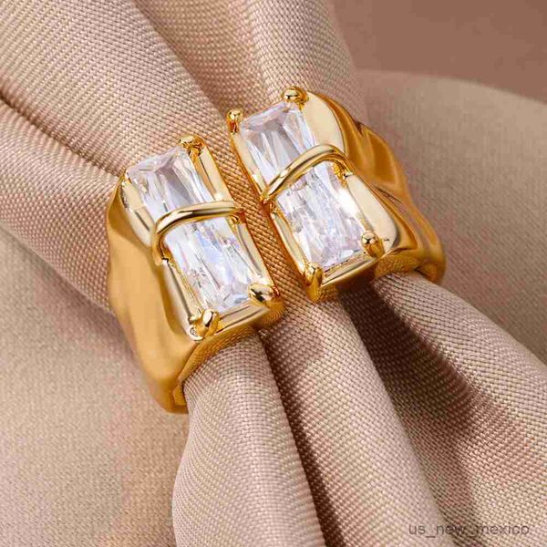 band rings square zircon rings for women open adjustable stainless steel ring vintage couple wedding jewelry gift r230719, Silver
band rings square zircon rings for women open adjustable stainless steel ring vintage couple wedding jewelry gift r230719, Silver