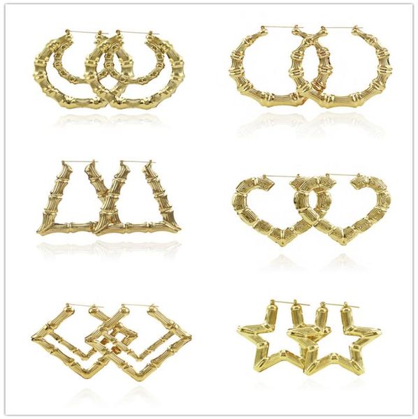 jewelry multiple shapes ethnic large vintage europe and america gold rose gold plated bamboo hoop earrings for women 14 styles dhl1476062, Golden;silver
jewelry multiple shapes ethnic large vintage europe and america gold rose gold plated bamboo hoop earrings for women 14 styles dhl1476062, Golden;silver