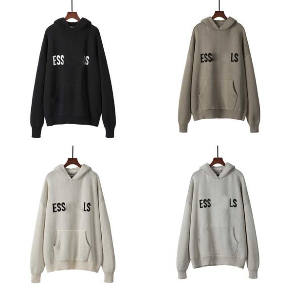 2023 designer essentialhoodie knited sweater for men and women casual loose oversize sweatshirt esentail hoodie pullover high street fashion, Black
2023 designer essentialhoodie knited sweater for men and women casual loose oversize sweatshirt esentail hoodie pullover high street fashion, Black