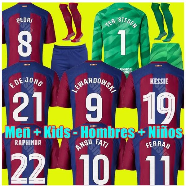 23 24 lewandowski soccer jersey gavi camiseta de futbol pedri ferran barcelonas 2023 2024 fc ansu fati barca raphinha ferran football shirt, Black;yellow
23 24 lewandowski soccer jersey gavi camiseta de futbol pedri ferran barcelonas 2023 2024 fc ansu fati barca raphinha ferran football shirt, Black;yellow