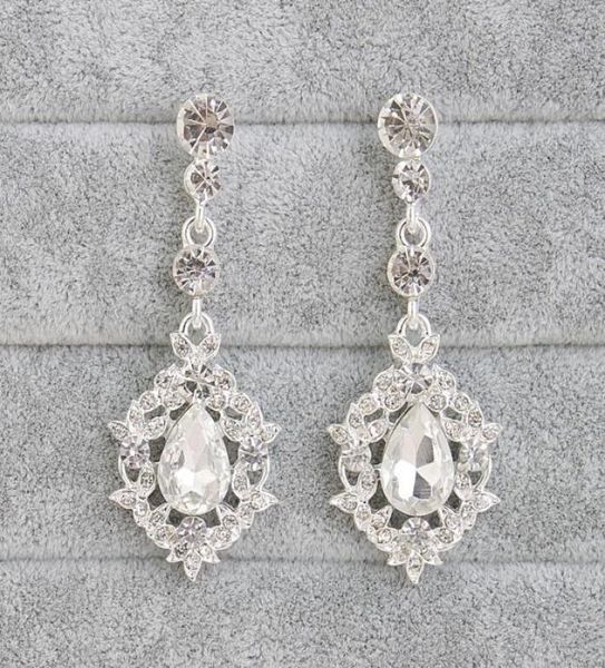 new design crystal bridal earrings elegant rhinestone diamond bridal jewelry wedding party decoration accessories 7051154, White
new design crystal bridal earrings elegant rhinestone diamond bridal jewelry wedding party decoration accessories 7051154, White