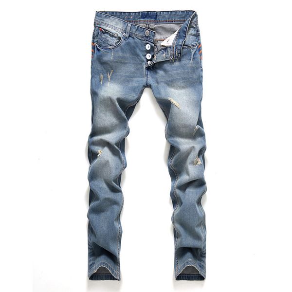airgracias jeans men classic mens jeans blue color cotton ripped hole jeans for men brand designer biker jean long pants 201123
airgracias jeans men classic mens jeans blue color cotton ripped hole jeans for men brand designer biker jean long pants 201123