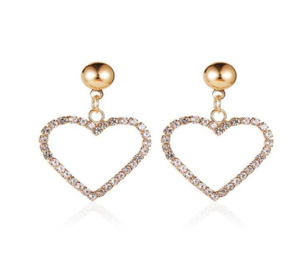 2020 new crystal heart stud earrings hollow heart dangle earrings for women valentine039s day gifts wedding party jewelry5435886, Golden;silver
2020 new crystal heart stud earrings hollow heart dangle earrings for women valentine039s day gifts wedding party jewelry5435886, Golden;silver