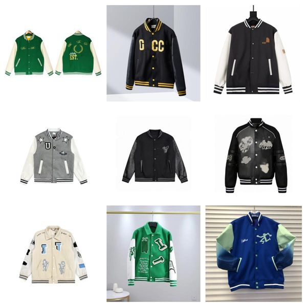 luxury varsity jackets bomber designer letterman jackets fashion baseball hip hop street patchwork leather embroidery streetwear, Black
luxury varsity jackets bomber designer letterman jackets fashion baseball hip hop street patchwork leather embroidery streetwear, Black