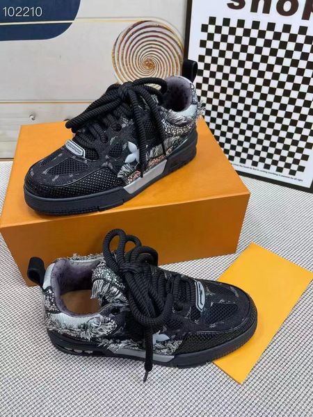 2023 new designer shoes trainer maxi sneaker fashion shoelace beading plump casual shoes women men leather platform sneakers with box size 3, Black
2023 new designer shoes trainer maxi sneaker fashion shoelace beading plump casual shoes women men leather platform sneakers with box size 3, Black