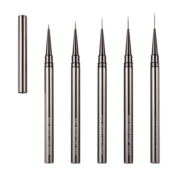 nail art liner brushes nail art brush for long lines, liner pen uv gel polish painting nail design brush metal handle nail drawing pens, siz, Yellow
nail art liner brushes nail art brush for long lines, liner pen uv gel polish painting nail design brush metal handle nail drawing pens, siz, Yellow