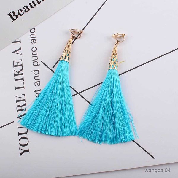 charm ethnic long tassel clip on earrings women brand jewelry geometric alloy plating simple dangle without pierced ear clip r230719, Golden
charm ethnic long tassel clip on earrings women brand jewelry geometric alloy plating simple dangle without pierced ear clip r230719, Golden