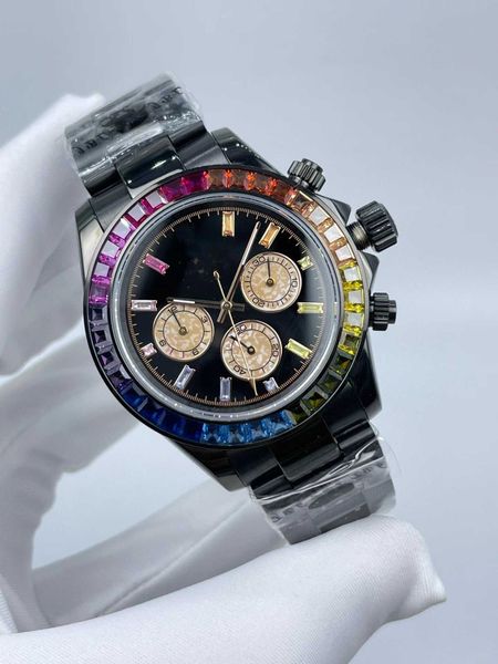 40mm automatic mechanical movement mens watches classic designer black stainless steel strap diamonds bezel men wristwatches sports waterpro, Slivery;brown
40mm automatic mechanical movement mens watches classic designer black stainless steel strap diamonds bezel men wristwatches sports waterpro, Slivery;brown