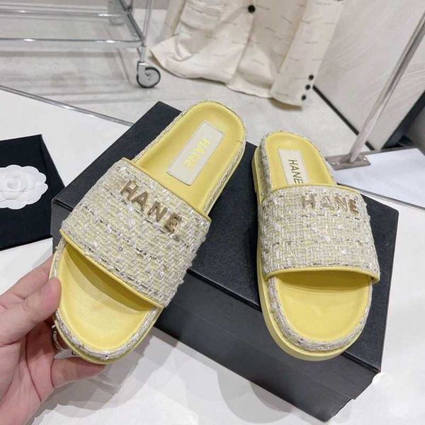 slides slipper sandals designer shoes channel high edition weaving thick sole slippers for women's 2023 summer new colorful hemp rope e, Black
slides slipper sandals designer shoes channel high edition weaving thick sole slippers for women's 2023 summer new colorful hemp rope e, Black