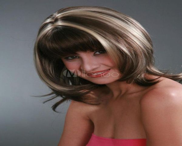 new women039s medium brown blonde wig beautiful natural fashion hair wigs 3096463, Black
new women039s medium brown blonde wig beautiful natural fashion hair wigs 3096463, Black