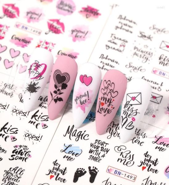 nail stickers 12pcs heartbeat manicuring love letter flower sliders for nails water decals art decoration transfer sticker tips9713162, Black
nail stickers 12pcs heartbeat manicuring love letter flower sliders for nails water decals art decoration transfer sticker tips9713162, Black