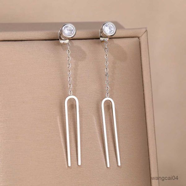 charm stainless steel earrings crystal zirconia tassel pendant line design light luxury high-end sense drop earrings for women jewelry r2307, Golden
charm stainless steel earrings crystal zirconia tassel pendant line design light luxury high-end sense drop earrings for women jewelry r2307, Golden