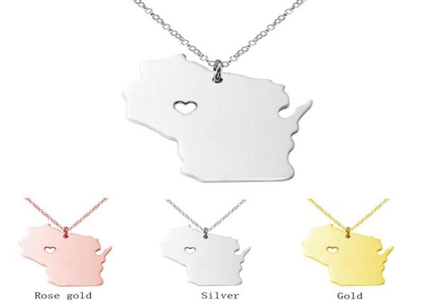 wisconsin map stainless steel pendant necklace with love heart usa state wi geography map necklaces jewelry for women and men7918121, Silver
wisconsin map stainless steel pendant necklace with love heart usa state wi geography map necklaces jewelry for women and men7918121, Silver
