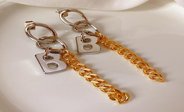 women earring stud letter b cuban chain tassel fashion ear buckles minimalist shiny nonfading men earrings metal gol5585817, Golden;silver
women earring stud letter b cuban chain tassel fashion ear buckles minimalist shiny nonfading men earrings metal gol5585817, Golden;silver