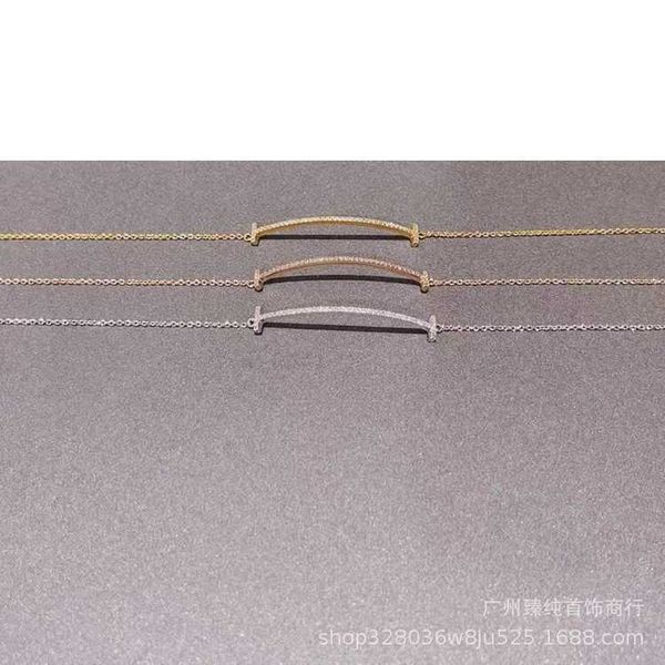 designer tiffay smile bracelet new full diamond t-shaped smiling face bracelet 18k rose gold high edition t1 double t-shaped bracelet 6sy8, Black
designer tiffay smile bracelet new full diamond t-shaped smiling face bracelet 18k rose gold high edition t1 double t-shaped bracelet 6sy8, Black