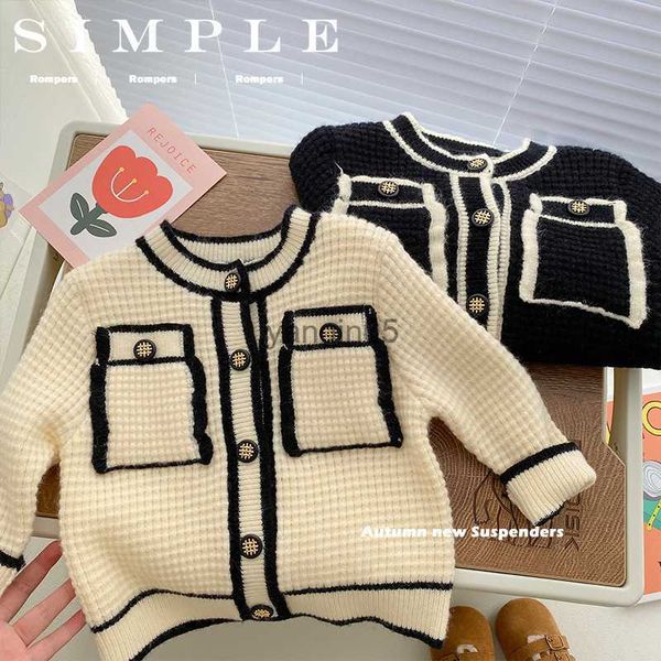 pullover 2023 winter toddler girls contrast knitted sweater jackets kids clothes spring baby girl fashion knitwear children cardigan hkd230, Blue
pullover 2023 winter toddler girls contrast knitted sweater jackets kids clothes spring baby girl fashion knitwear children cardigan hkd230, Blue