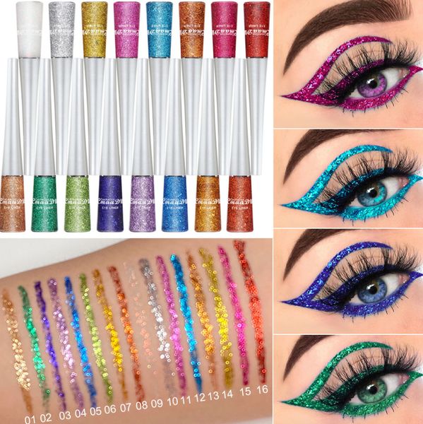 16 color color eyeliner glittering eyeliner shiny eye shadow, many style choices, support custom logo
16 color color eyeliner glittering eyeliner shiny eye shadow, many style choices, support custom logo
