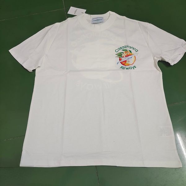 men's tshirts 2023 casablanca short sleeve summer tshirt men women orange 100 cotton leisure supersize t shirt 230718, White;black
men's tshirts 2023 casablanca short sleeve summer tshirt men women orange 100 cotton leisure supersize t shirt 230718, White;black