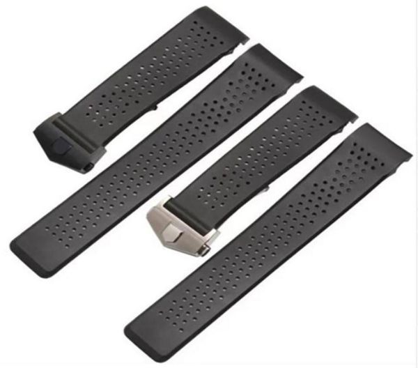 22mm rubber watchband superthin silicone silver stainless steel fold deployment buckle watch bands strap 1276347, Black;brown
22mm rubber watchband superthin silicone silver stainless steel fold deployment buckle watch bands strap 1276347, Black;brown