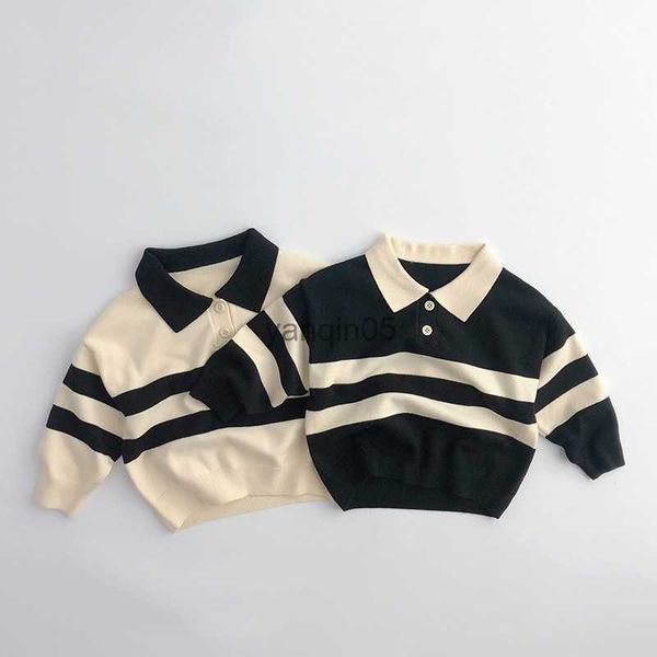 pullover 2023 autumn new children long sleeve striped sweater cotton boys knitted shirts cute baby casual knit sweater kids clothes hkd23071, Blue
pullover 2023 autumn new children long sleeve striped sweater cotton boys knitted shirts cute baby casual knit sweater kids clothes hkd23071, Blue