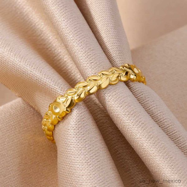 band rings stainless steel wheat rings for women adjustable gold plated ring 2023 trend luxury new in design jewerly r230719, Silver
band rings stainless steel wheat rings for women adjustable gold plated ring 2023 trend luxury new in design jewerly r230719, Silver
