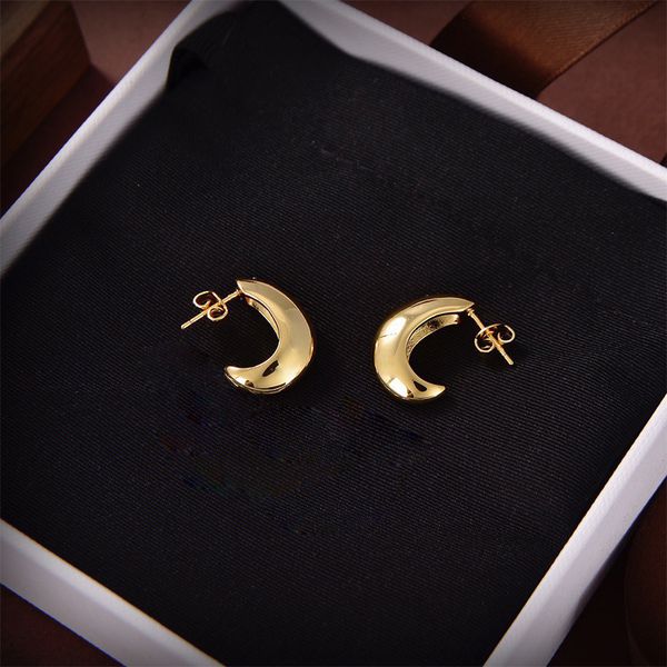 titanium steel stud love earring for woman exquisite simple fashion c diamond ring lady earrings jewelry gift with bag, Golden
titanium steel stud love earring for woman exquisite simple fashion c diamond ring lady earrings jewelry gift with bag, Golden