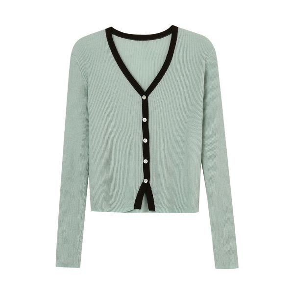2023 spring autumn designer womens knit sweater cardigan fashion new pocket fried dough twist loose short coat s-l, White;black
2023 spring autumn designer womens knit sweater cardigan fashion new pocket fried dough twist loose short coat s-l, White;black