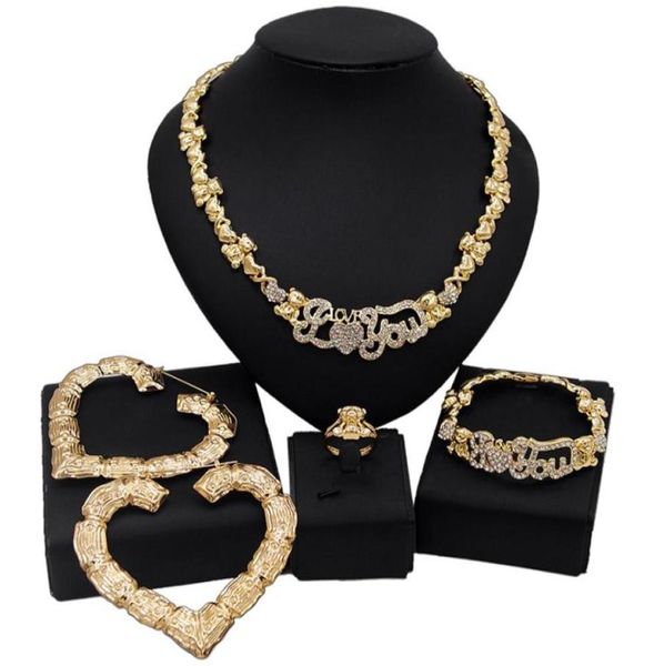 yulaili hugs and kisses xoxo jewelry sets necklace drop big earrings bracelet ring for woman party accessories gifts52449397262875, Black
yulaili hugs and kisses xoxo jewelry sets necklace drop big earrings bracelet ring for woman party accessories gifts52449397262875, Black