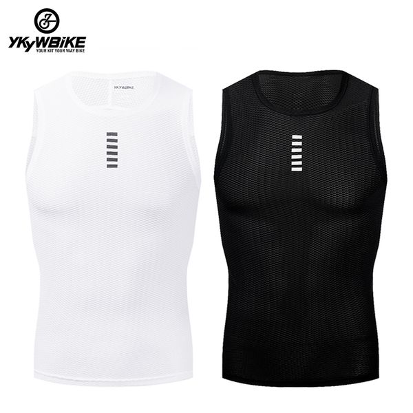 Image of Cycling Shirts Tops YKYWBIKE Men Cycling Base Layer Vest Summer Ride Jersey MTB Bike Bicycle Mesh Underwear Cycle Clothing 230718