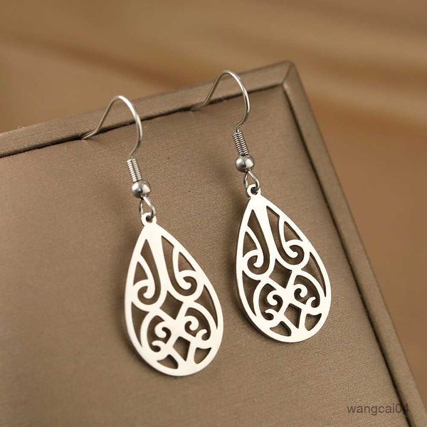 charm stainless steel earrings vintage patterned water drop pendant fine elegant dangle earrings for women jewelry fashion party gifts r2307, Golden
charm stainless steel earrings vintage patterned water drop pendant fine elegant dangle earrings for women jewelry fashion party gifts r2307, Golden