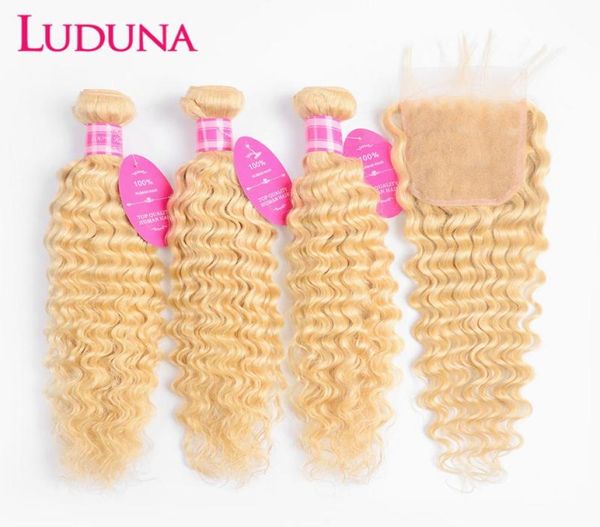 human hair bulks luduna 613 blonde bundles with closure deep wave frontal remy 4x4 150 density for black woman1112017
human hair bulks luduna 613 blonde bundles with closure deep wave frontal remy 4x4 150 density for black woman1112017