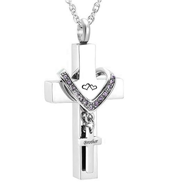 memorial jewelry stainless steel cross for brother memorial cremation ashes urn pendant necklace keepsake urn jewelry3149164, Silver
memorial jewelry stainless steel cross for brother memorial cremation ashes urn pendant necklace keepsake urn jewelry3149164, Silver