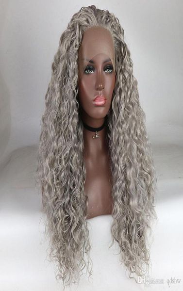 grey synthetic lace front wig curly with baby hair half hand tied heat resistant fiber silver grey synthetic wigs for black women7809178, Black;brown
grey synthetic lace front wig curly with baby hair half hand tied heat resistant fiber silver grey synthetic wigs for black women7809178, Black;brown