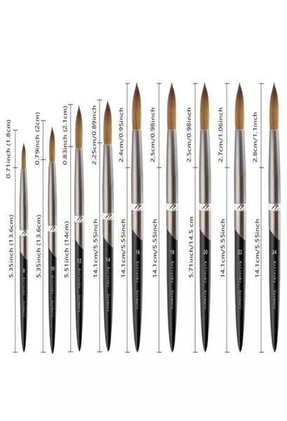 tamax 9pcsset 100 kolinsky acrylic nails brushes nail art brush set stainless steel hand manicure tools for salon beauty use nab1072070, Yellow
tamax 9pcsset 100 kolinsky acrylic nails brushes nail art brush set stainless steel hand manicure tools for salon beauty use nab1072070, Yellow