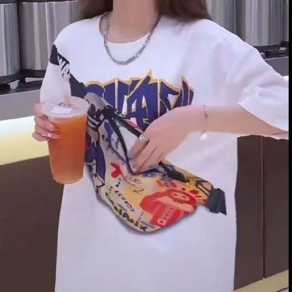 womens tshirt summer zipper backpack short sleeve fashion graffiti half tshirt korean version loose fit for harajuku 230718, White
womens tshirt summer zipper backpack short sleeve fashion graffiti half tshirt korean version loose fit for harajuku 230718, White